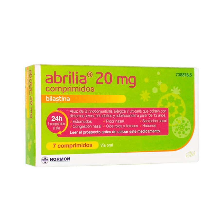 ABRILIA EFG 20 MG 7 COMPRIMIDOS (BLISTER AL/AL/PA-PVC)