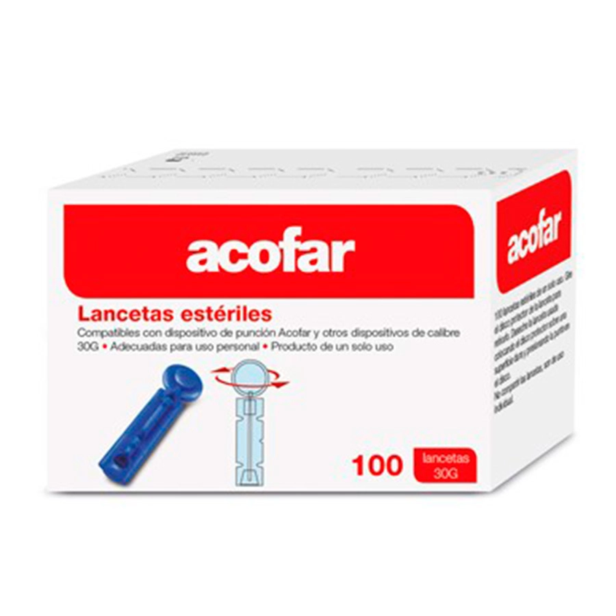 ACOFARMA NESIRA LANCETAS ESTERILES  100 LANCETAS