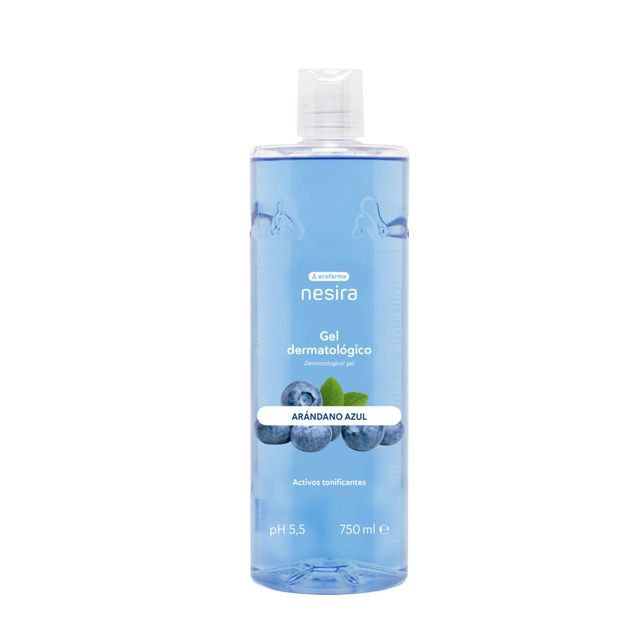 ACOFARMA NESIRA GEL DERMATOLOGICO  1 ENVASE 750 ML ARANDANO AZUL