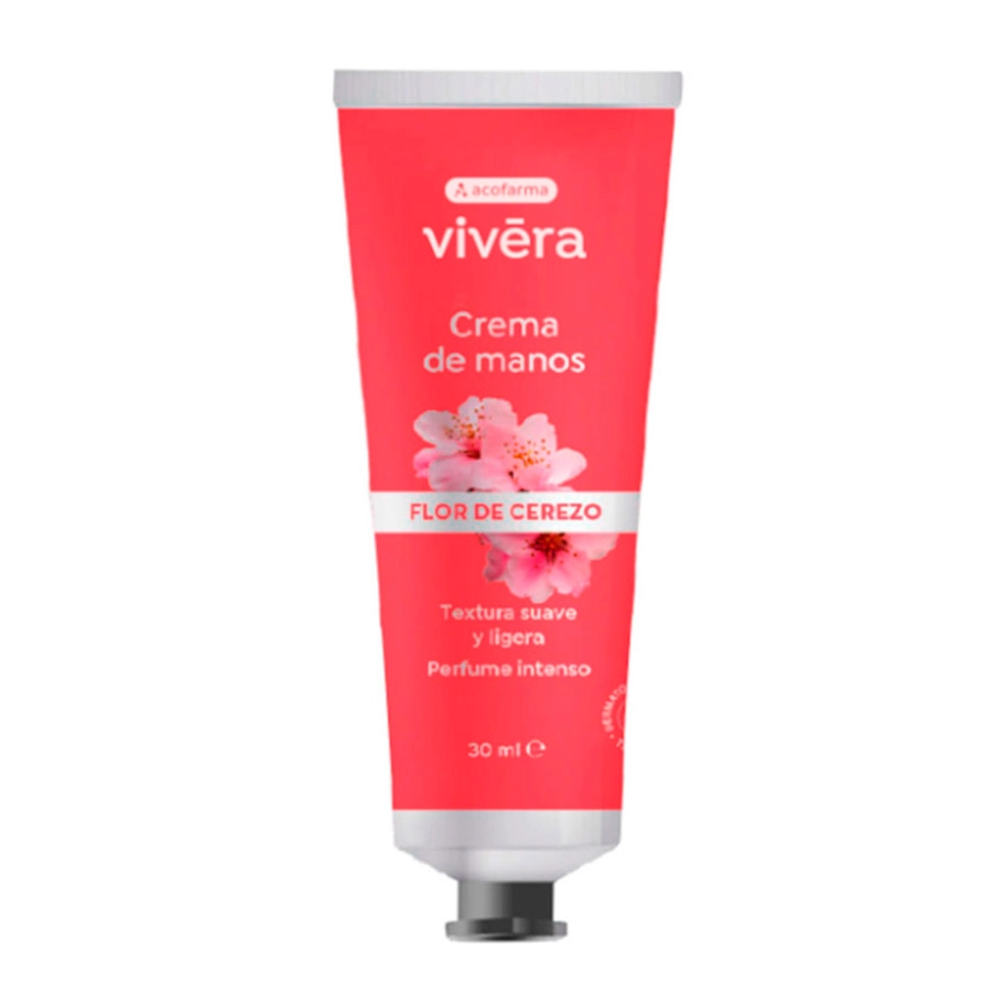 ACOFARMA VIVERA CREMA DE MANOS  1 ENVASE 30 ML AROMA FLOR DE CEREZO
