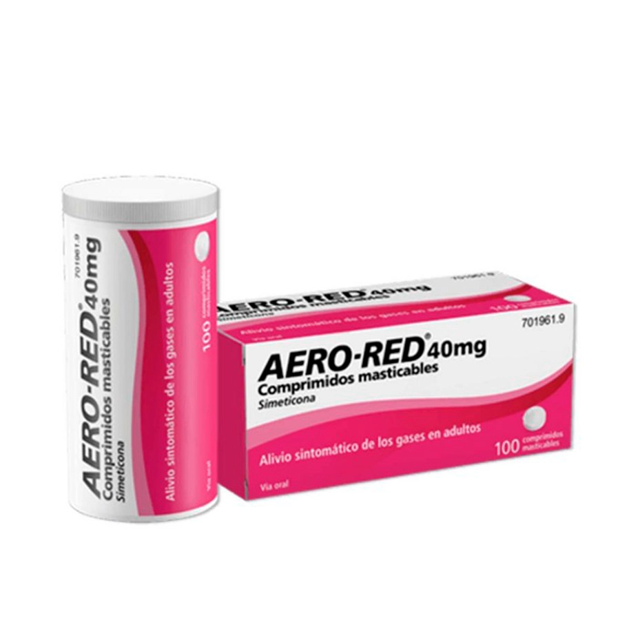 AERO RED 40 MG 100 COMPRIMIDOS MASTICABLES
