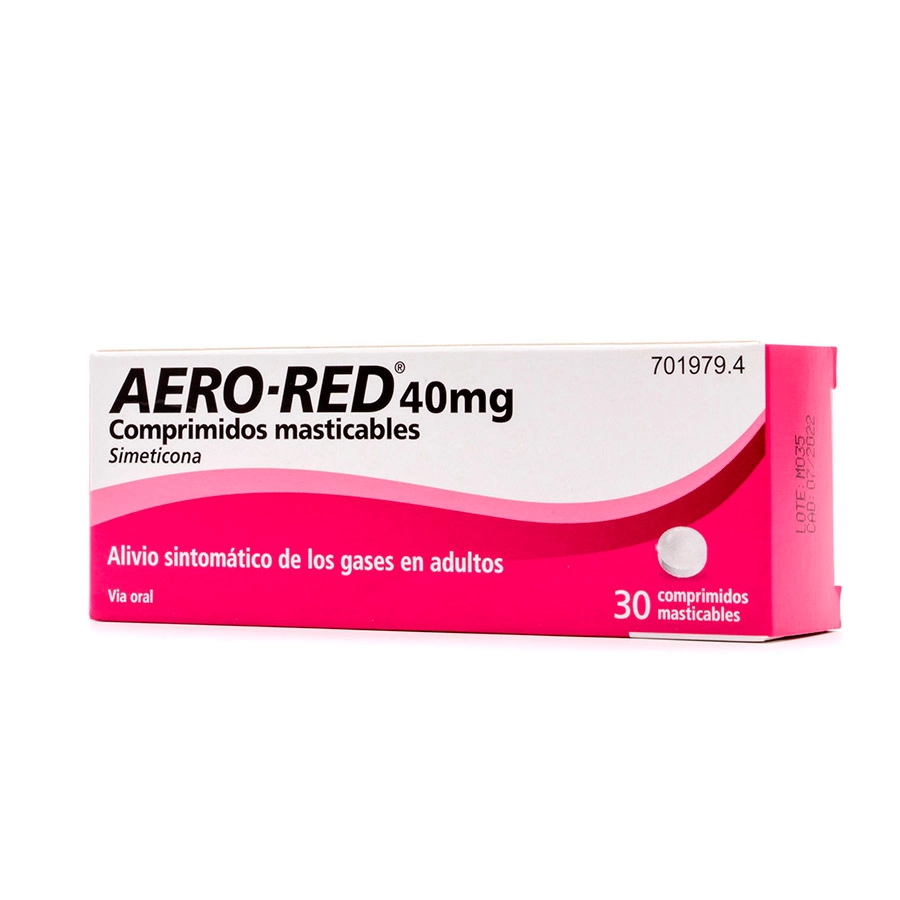 AERO RED 40 MG 30 COMPRIMIDOS MASTICABLES