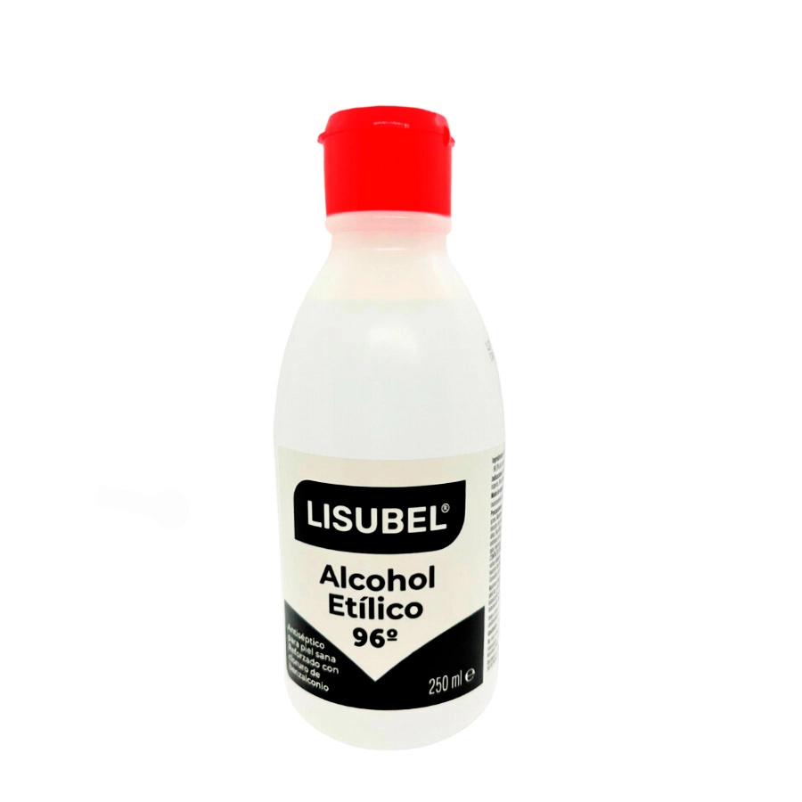 ALCOHOL 96º LISUBEL 1 FRASCO 250 ML