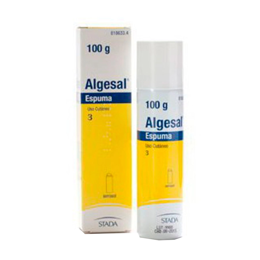 ALGESAL 10 MG/G + 100 MG/G ESPUMA CUTANEA 1 ENVASE A PRESION 100 G