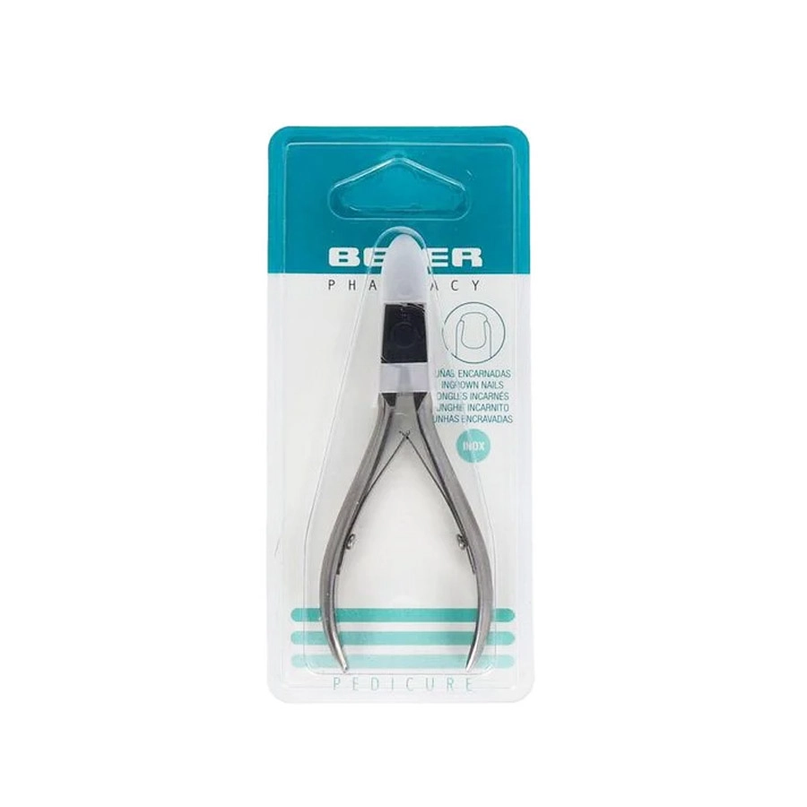 ALICATE CORTAUÑAS UÑAS ENCARNADAS BETER 1 UNIDAD CURVOINOX 11 CM