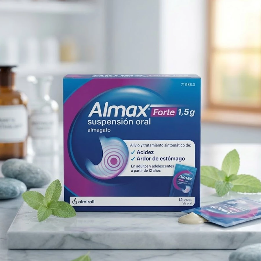 ALMAX FORTE 1,5 G 12 SOBRES SUSPENSION ORAL