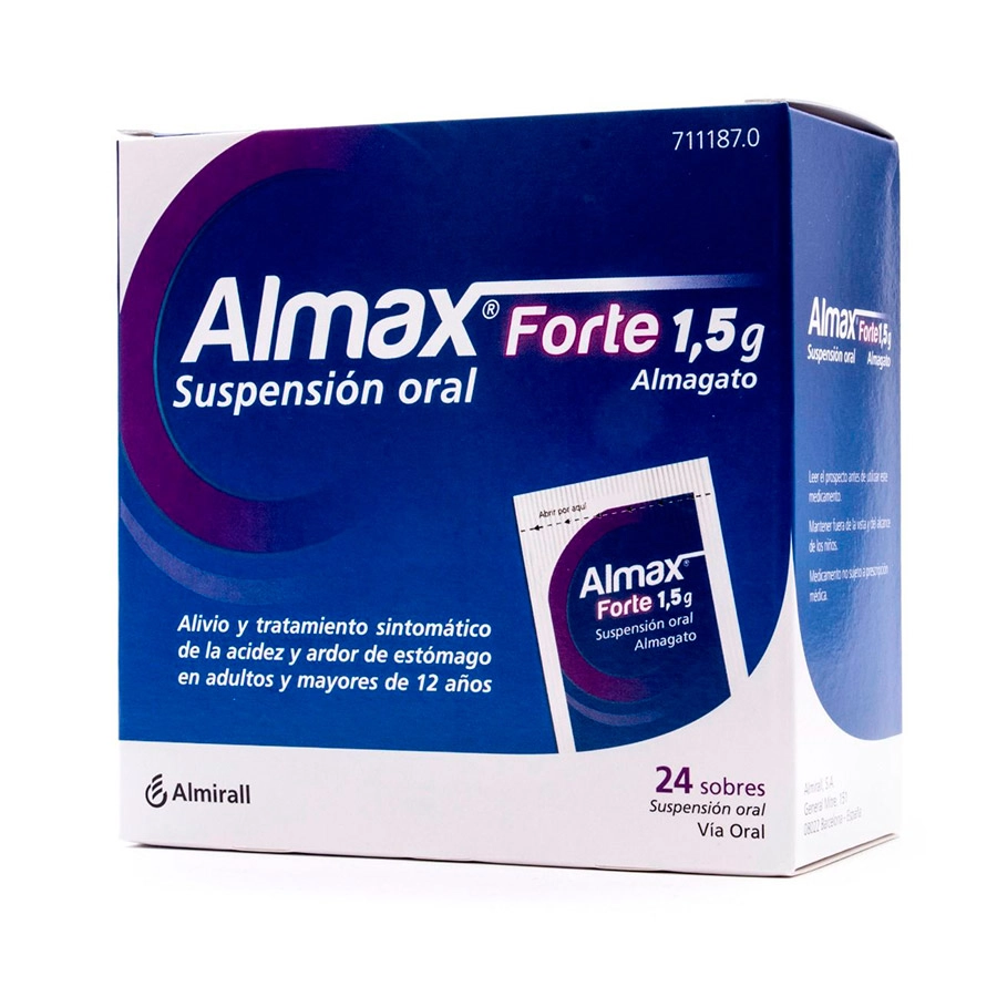 ALMAX FORTE 1,5 G 24 SOBRES SUSPENSION ORAL