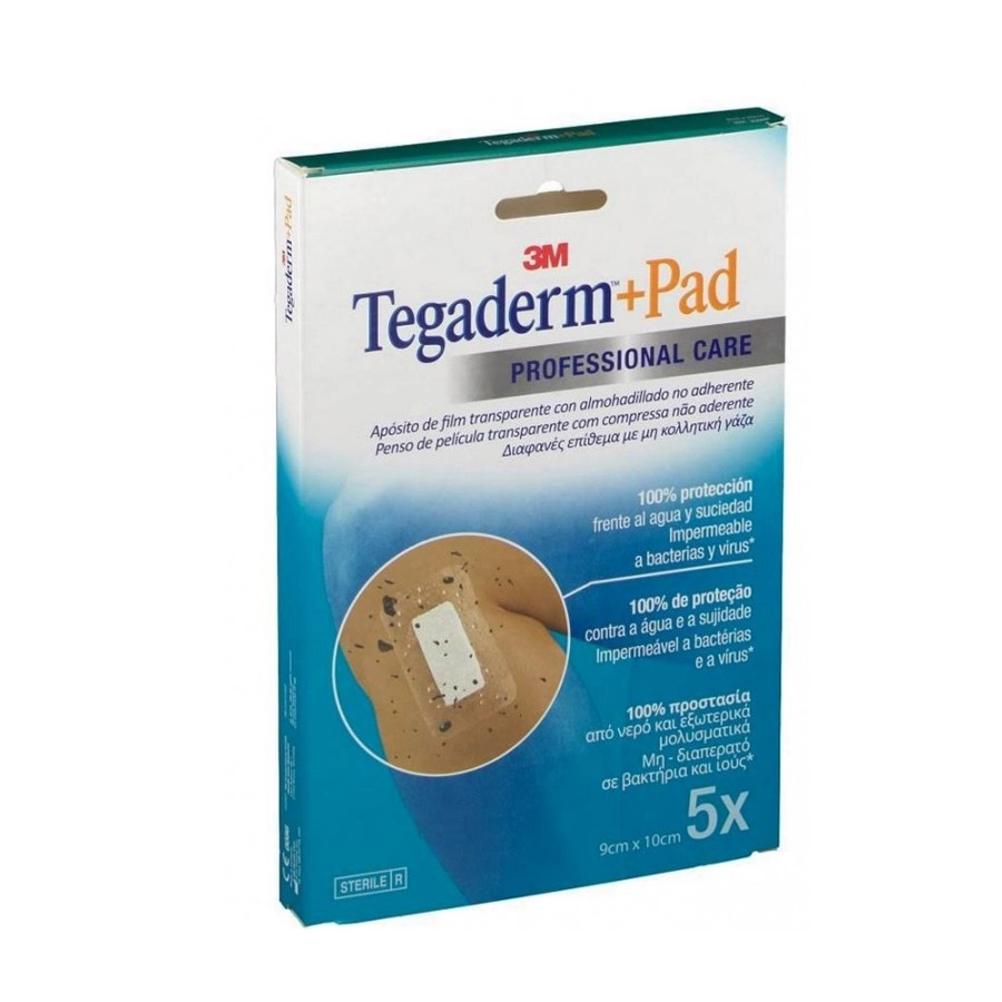 APOSITO ESTERIL TEGADERM + PAD 5 UNIDADES 10 X 9 CM