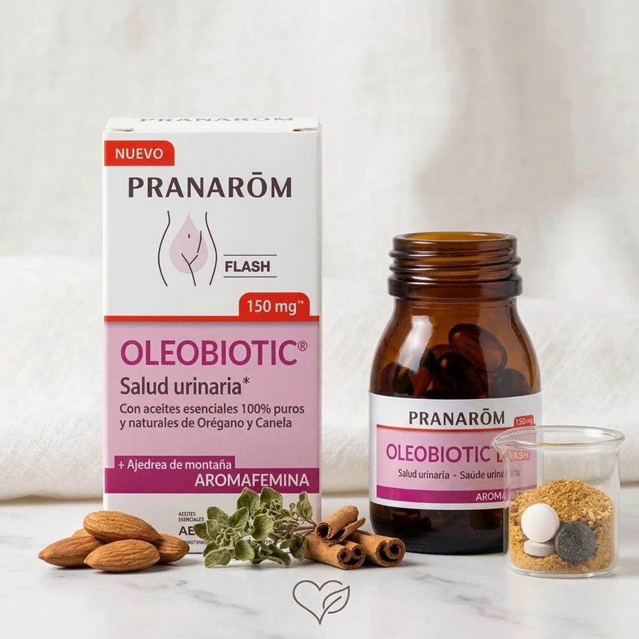AROMAFEMINA OLEOBIOTIC FLASH SALUD URINARIA 15 CAPSULAS