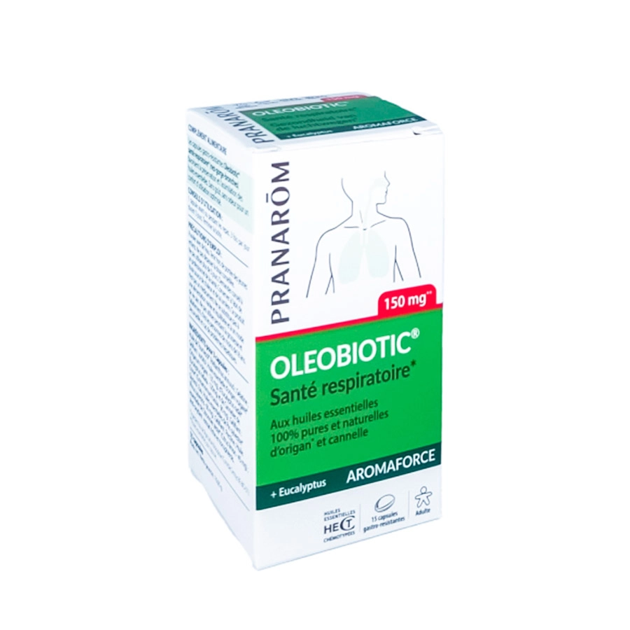 AROMAFORCE OLEOBIOTIC SALUD RESPIRATORIA PRANAROM 15 CAPSULAS