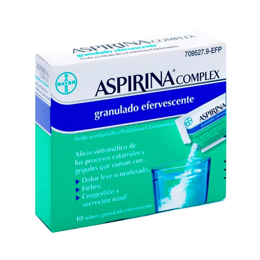 ASPIRINA COMPLEX 10 SOBRES GRANULADO EFERVESCENTE
