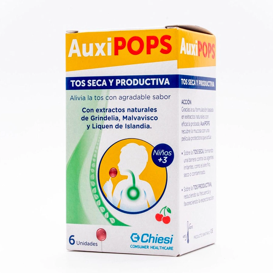 AUXIPOPS  6 PASTILLAS PARA CHUPAR