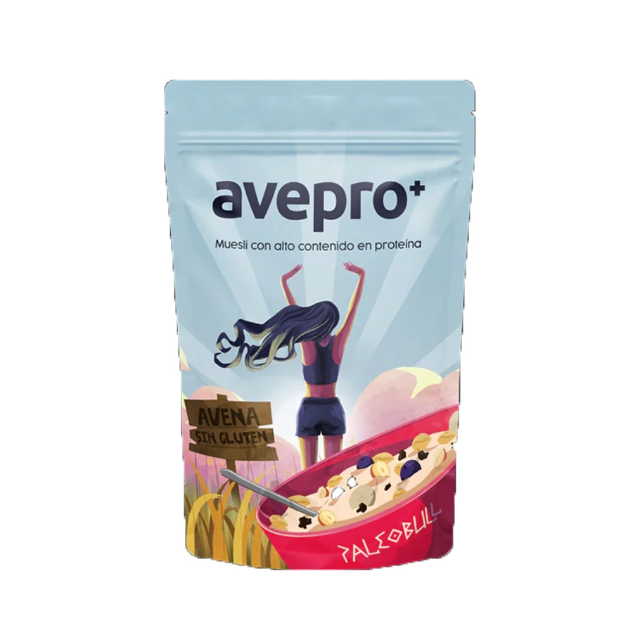 AVEPRO+ MUESLI CON ALTO CONTENIDO EN PROTEINA PALEOBULL 350GR