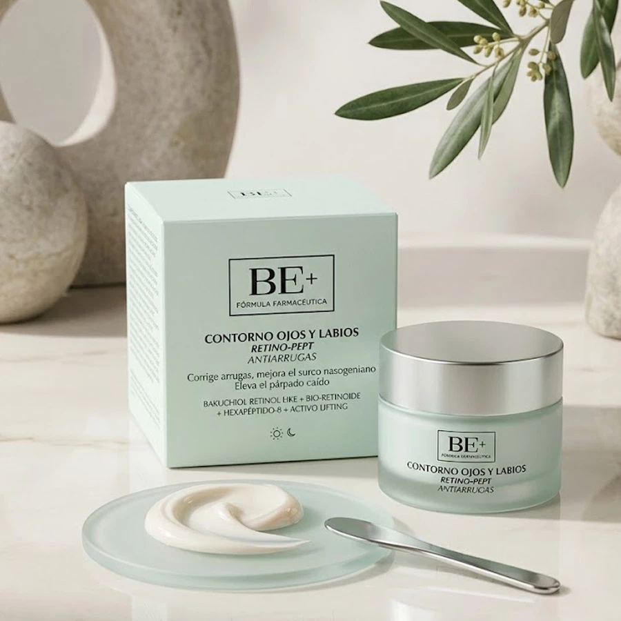 BE+ CONTORNO DE OJOS Y LABIOS RETINO PEPT ANTIARRUGAS  1 TARRO 15 ML