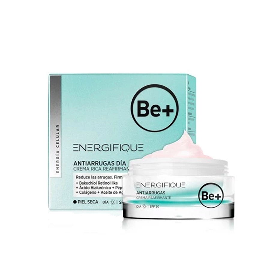 BE+ ENERGIFIQUE ANTIARRUGAS DIA REAFIRMANTE PIEL SECA  1 TARRO 50 ML