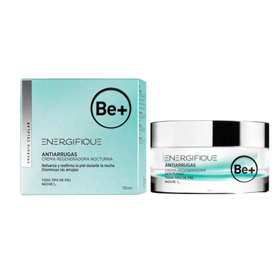 BE+ ENERGIFIQUE ANTIARRUGAS CREMA NOCTURNA REGENERADORA 1 ENVASE 50 ML