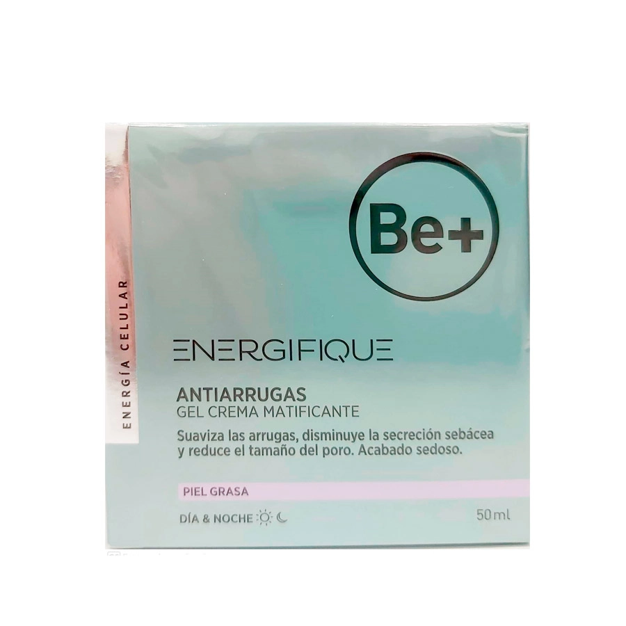 BE+ ENERGIFIQUE ANTIARRUGAS GEL CREMA MATIFICANTE PIEL GRASA  1 ENVASE 50 ML