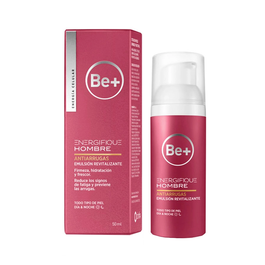 BE+ ENERGIFIQUE HOMBRE ANTIARRUGAS EMULSION REVITALIZANTE  1 ENVASE 50 ML
