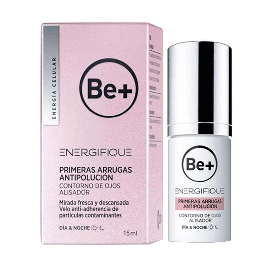 BE+ ENERGIFIQUE PRIMERAS ARRUGAS ANTIPOLUCION CONTORNO DE OJOS ALISADOR 1 ENVASE 15 ML