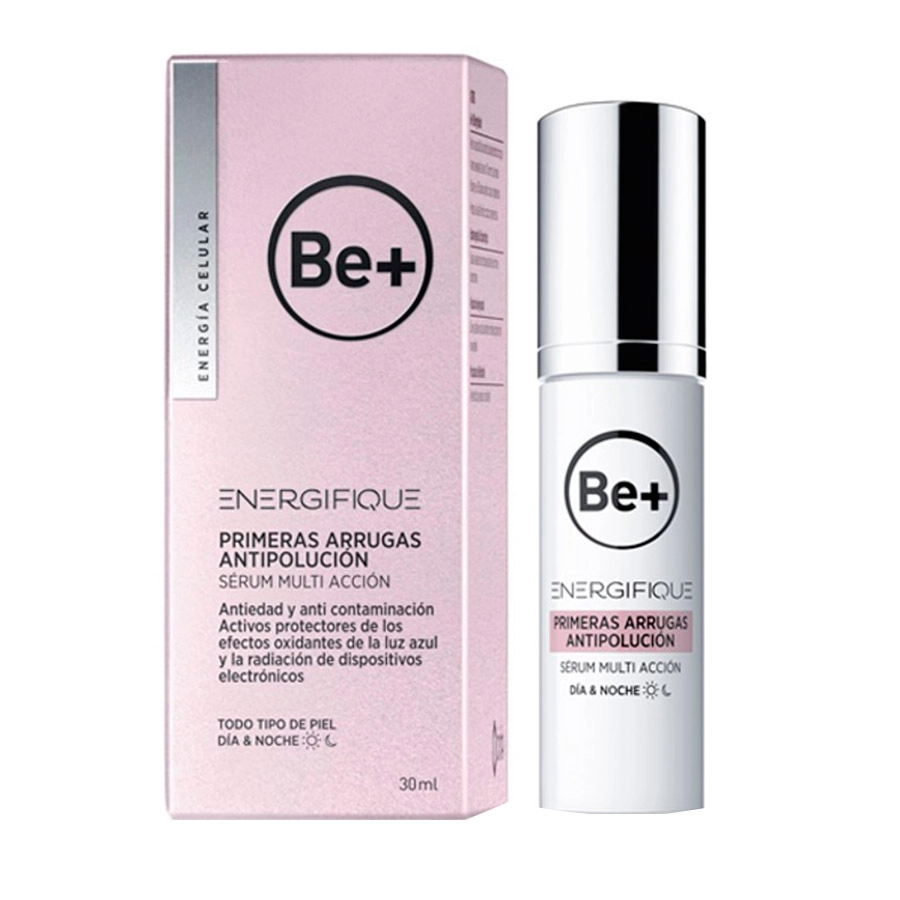 BE+ ENERGIFIQUE PRIMERAS ARRUGAS ANTIPOLUCION SERUM MULTI ACCION 1 ENVASE 30 ML