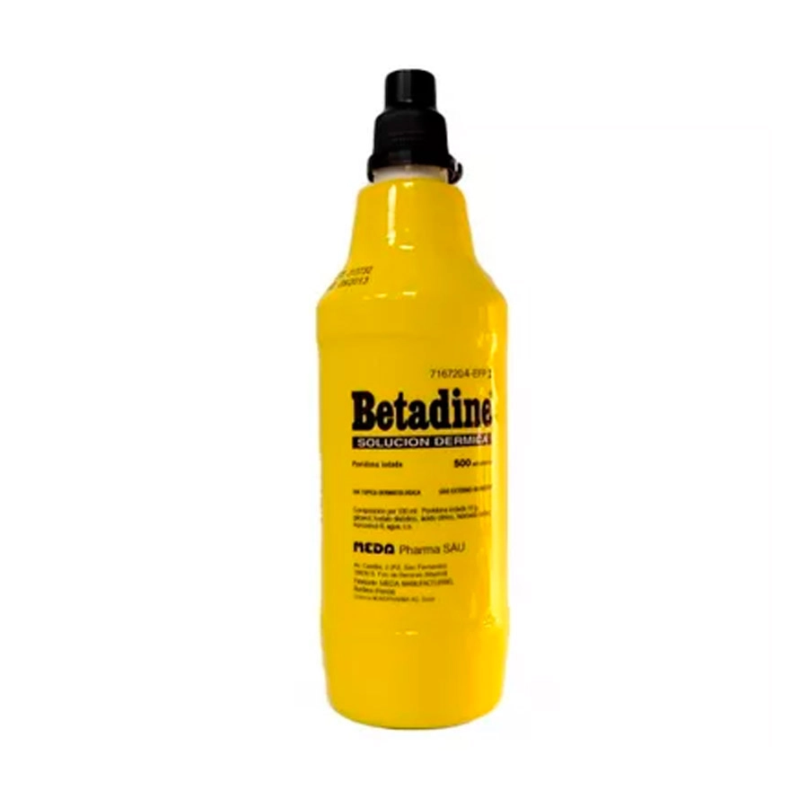 BETADINE 100 MG/ML SOLUCION CUTANEA 1 FRASCO 500 ML