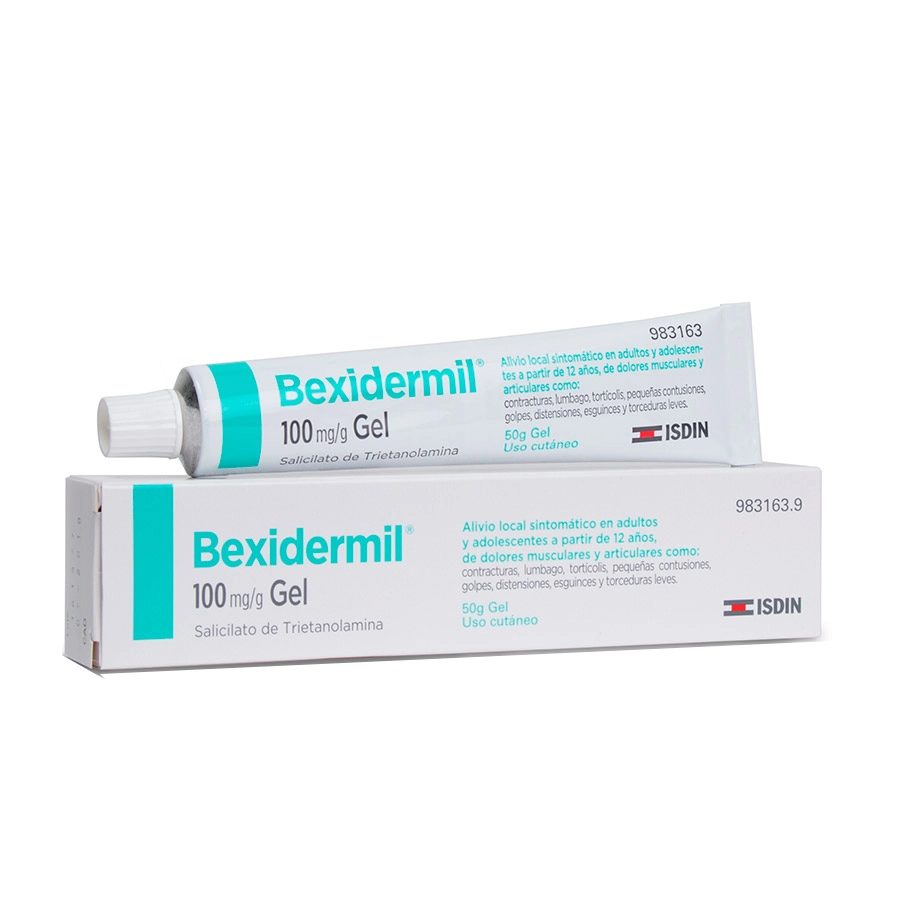 BEXIDERMIL 100 MG/G GEL CUTANEO 1 TUBO 50 G