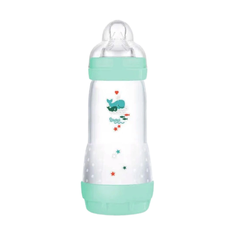 BIBERON ANTICOLICO EASY START 1 UNIDAD 320ML COLOR VERDE MAM