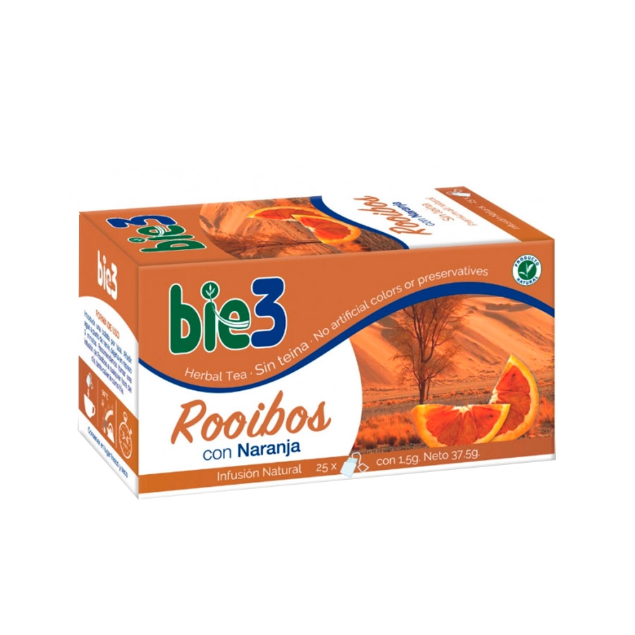 BIE3 ROOIBOS CON NARANJA  25 FILTROS 1,5 G