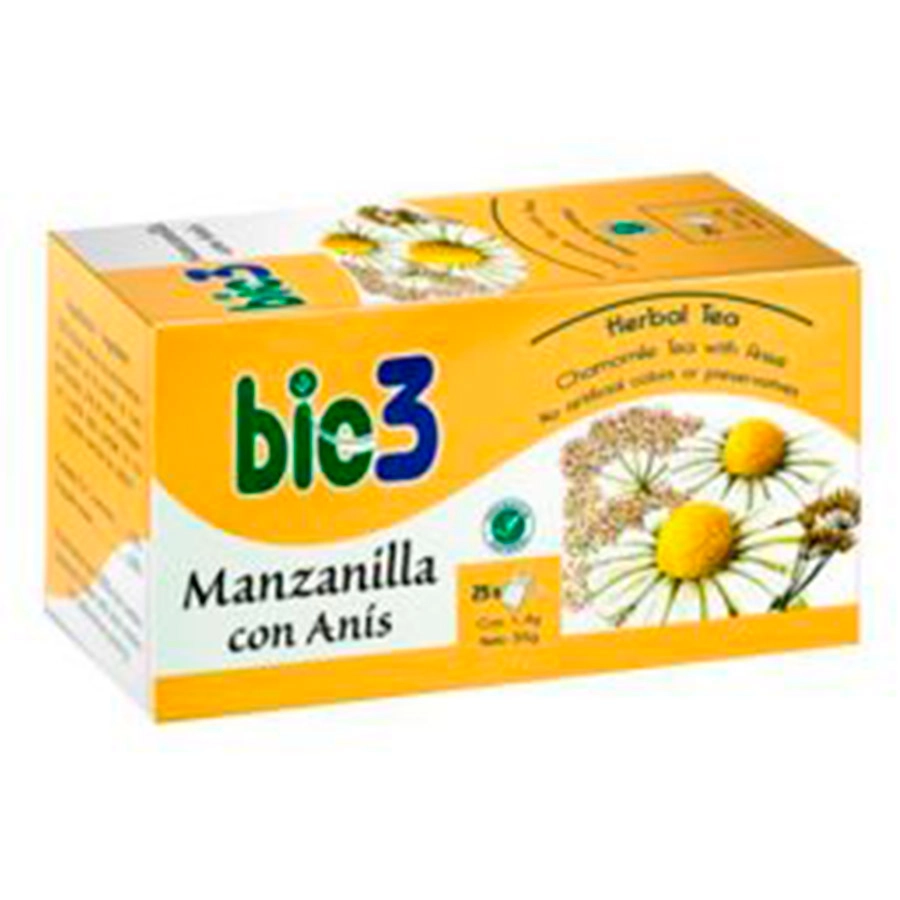 BIO3 MANZANILLA CON ANIS  25 FILTROS 1,4 G