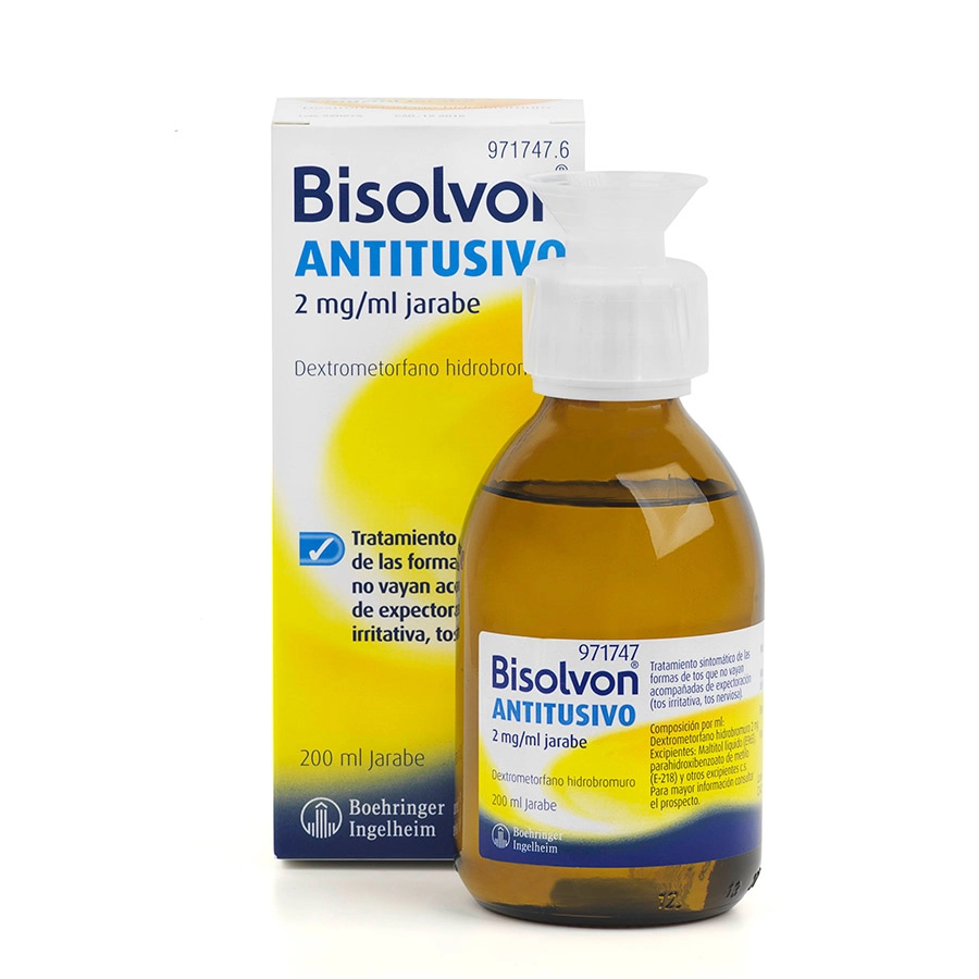 BISOLVON ANTITUSIVO 2 MG/ML JARABE 1 FRASCO 200 ML