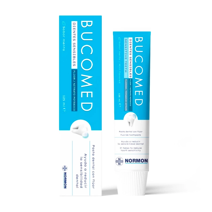 BUCOMED PASTA DIENTES SENSIBLES  1 TUBO 125 ML SABOR MENTA