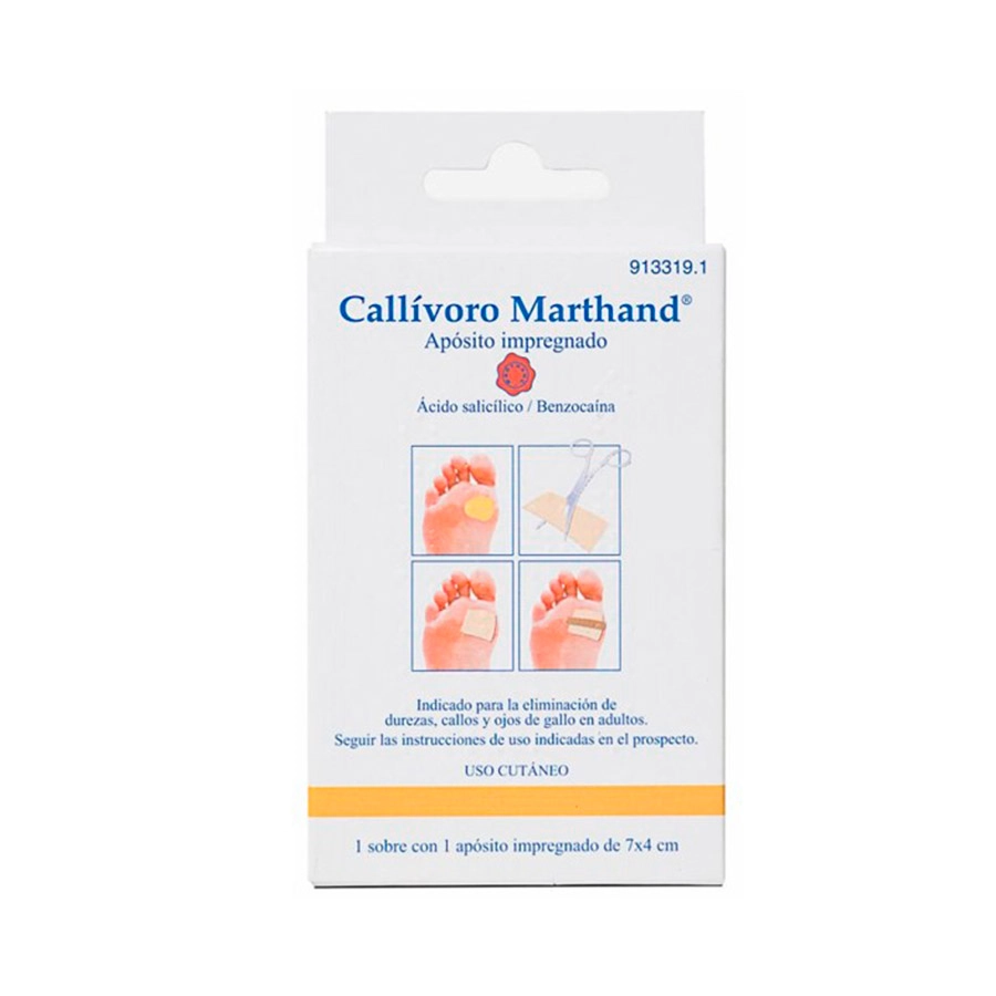 CALLIVORO MARTHAND 1 APOSITO IMPREGNADO 7 X 4 CM
