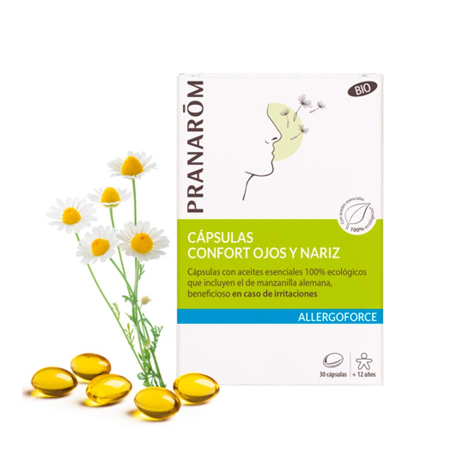 ALLERGOFORCE CAPSULAS CONFORT OJOS Y NARIZ 30 CAPSULAS PRANAROM