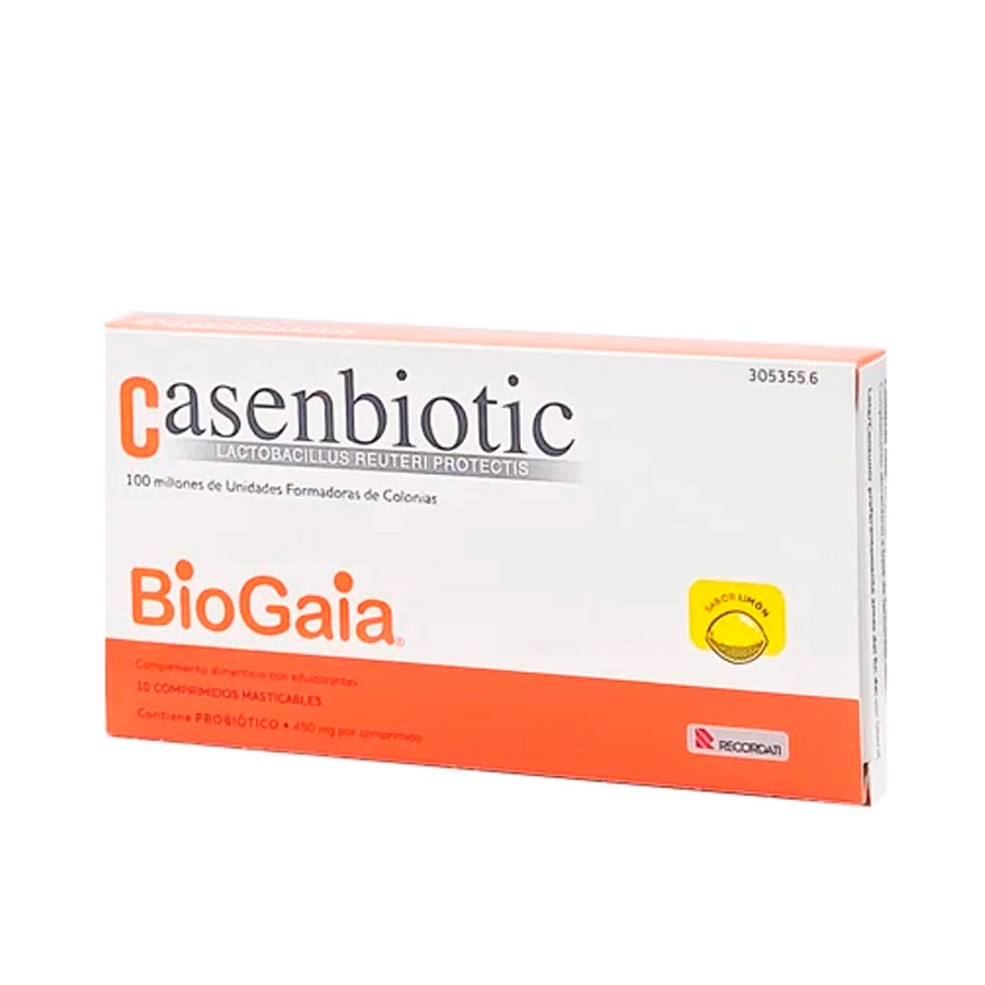 CASENBIOTIC  10 COMPRIMIDOS SABOR LIMON