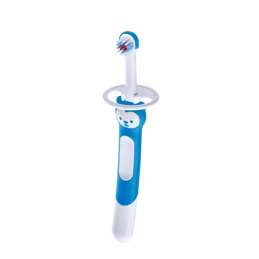 CEPILLO DENTAL INFANTIL APRENDIZAJE TRAINING BRUSH + 5 MESES 1 UNIDAD COLOR AZUL