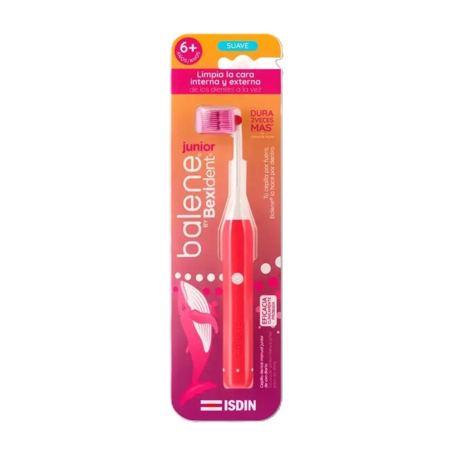 CEPILLO DENTAL JUNIOR BALENE BY BEXIDENT 1 UNIDAD DUREZA SUAVE COLOR FUCSIA