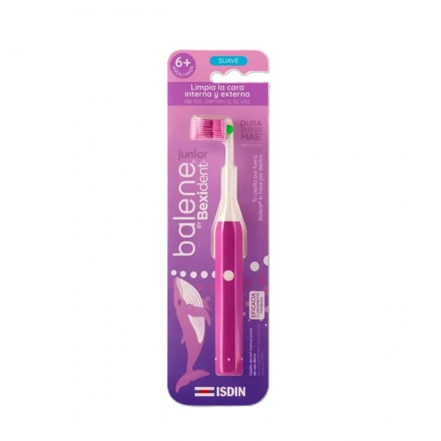 CEPILLO DENTAL JUNIOR BALENE BY BEXIDENT 1 UNIDAD DUREZA SUAVE COLOR LILA