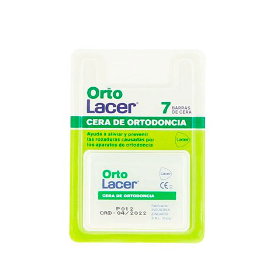 CERA ORTODONCIA PROTECTORA ROZADURA ORTOLACER 7 BARRITAS