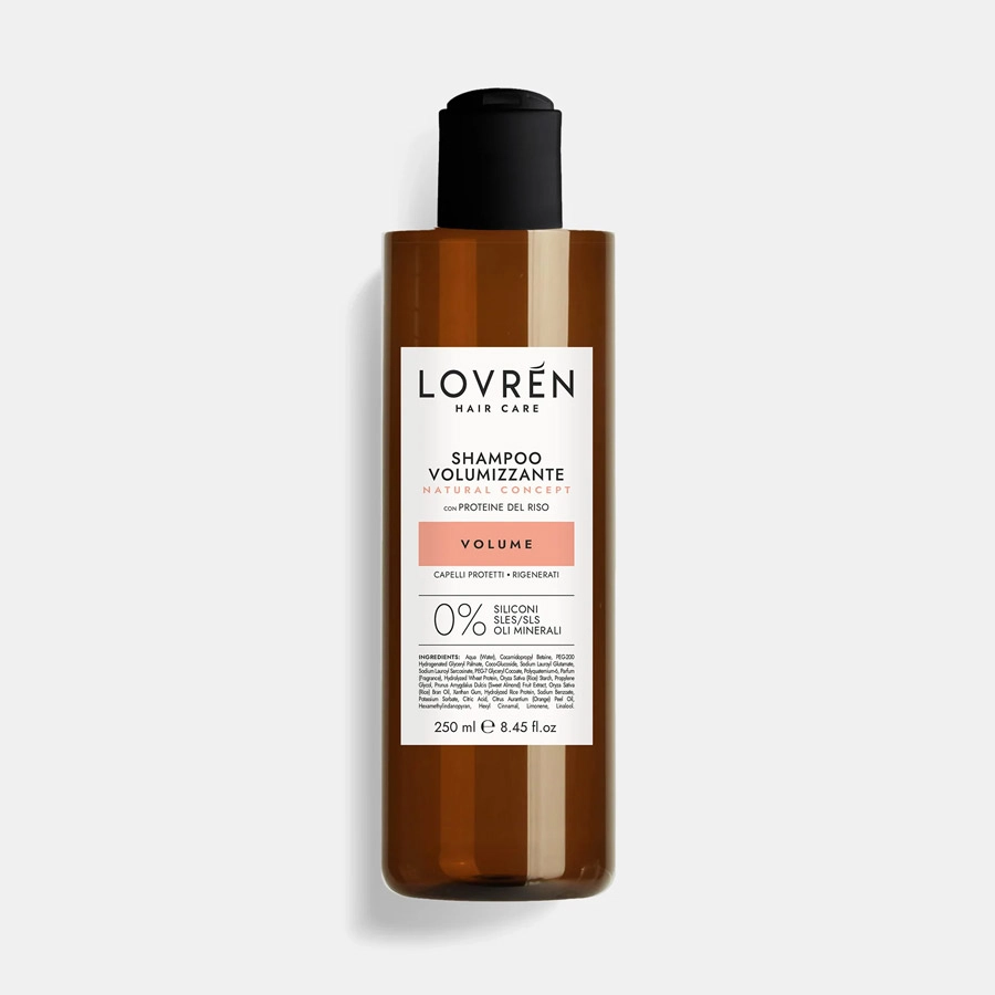 CHAMPU EXTRA VOLUMEN NATURAL 0% LOVREN 250ML