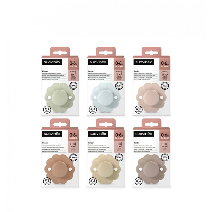 CHUPETE SILICONA FISIOLOGICO SUAVINEX WONDER SX PRO SOFT 0 - 6 MESES 1 UNIDAD