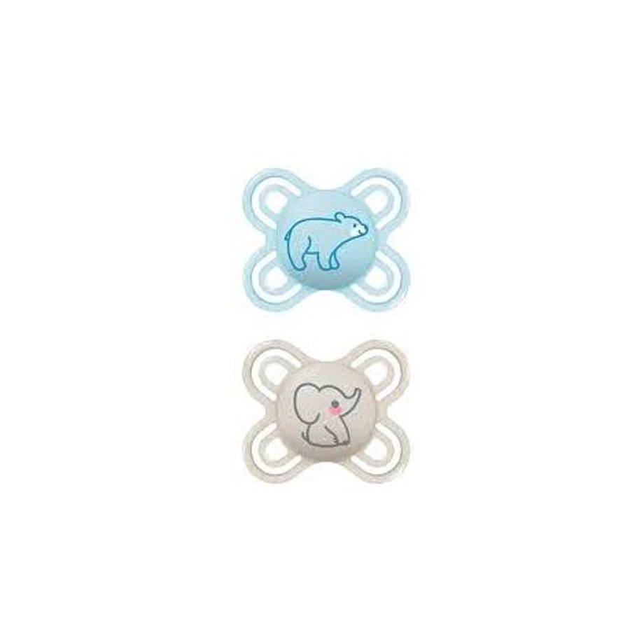 CHUPETE SILICONA MAM PERFECT START 0 -2 MESES A PACK DOBLE