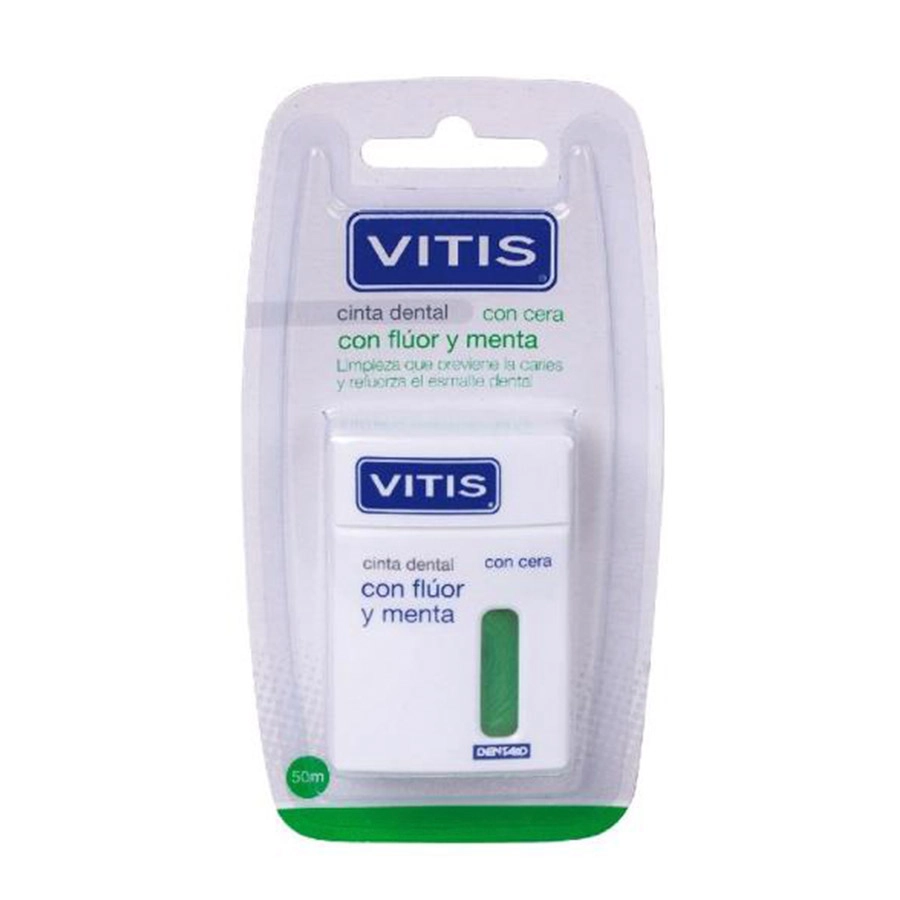 VITIS CINTA DENTAL CON FLUOR Y MENTA  50 M