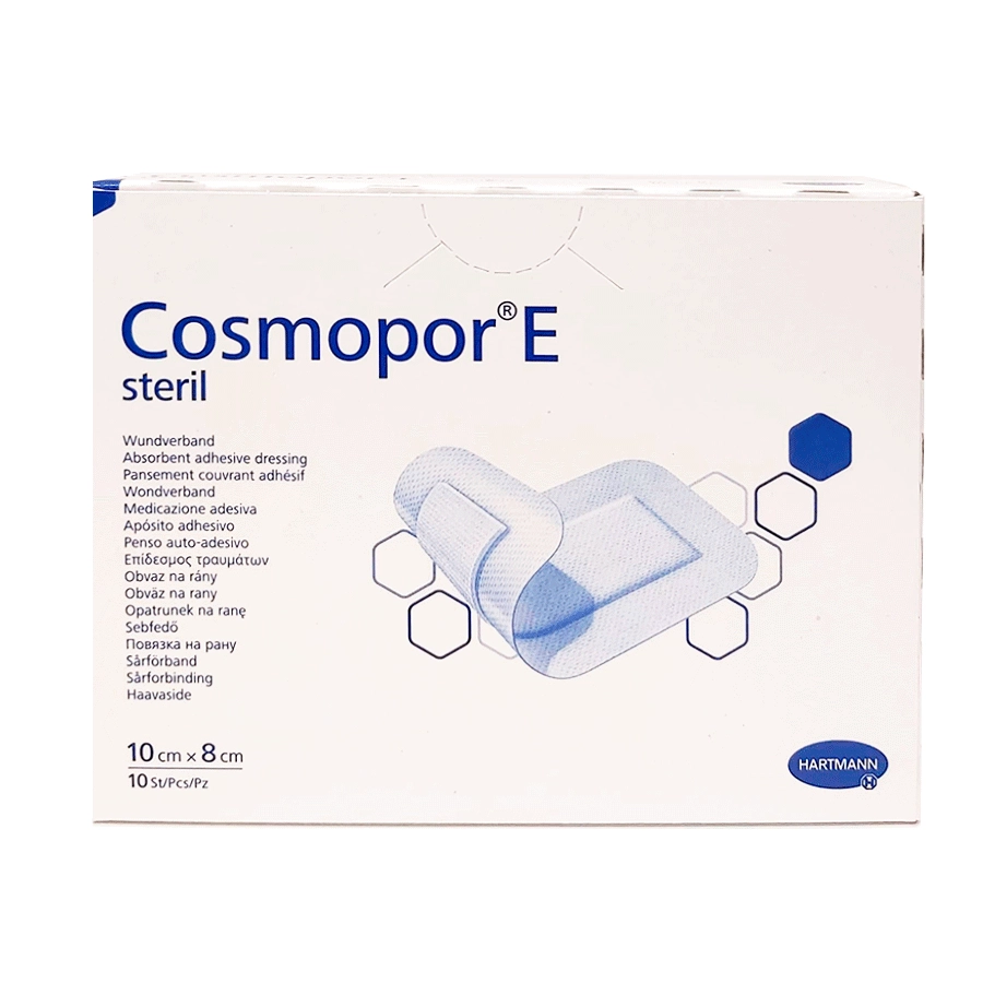 APOSITO ESTERIL COSMOPOR E 10 UNIDADES 10 X 8 CM