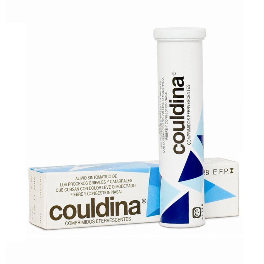 COULDINA CON ACIDO ACETILSALICILICO 500 MG/2 MG/7,5 MG 20 COMPRIMIDOS EFERVESCENTES