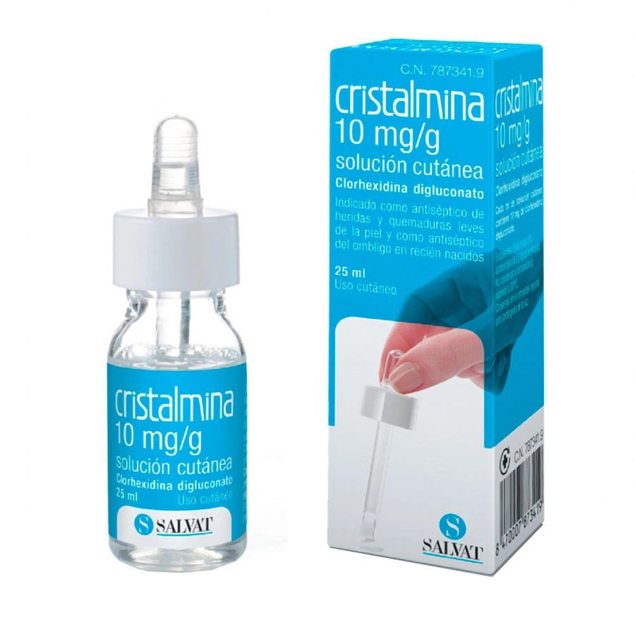 CRISTALMINA 10 MG/ML SOLUCION CUTANEA 1 FRASCO 25 ML