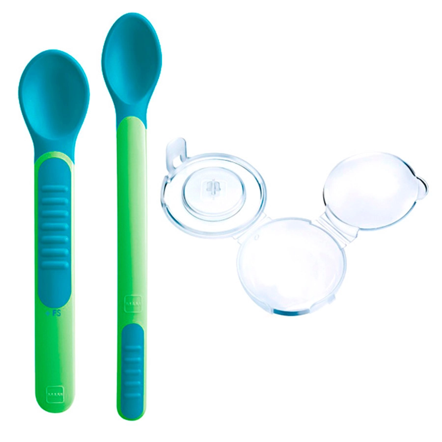CUCHARA CON PUNTAS SENSIBLES AL CALOR MAM HEAT SENSITIVE SPOON & COVER