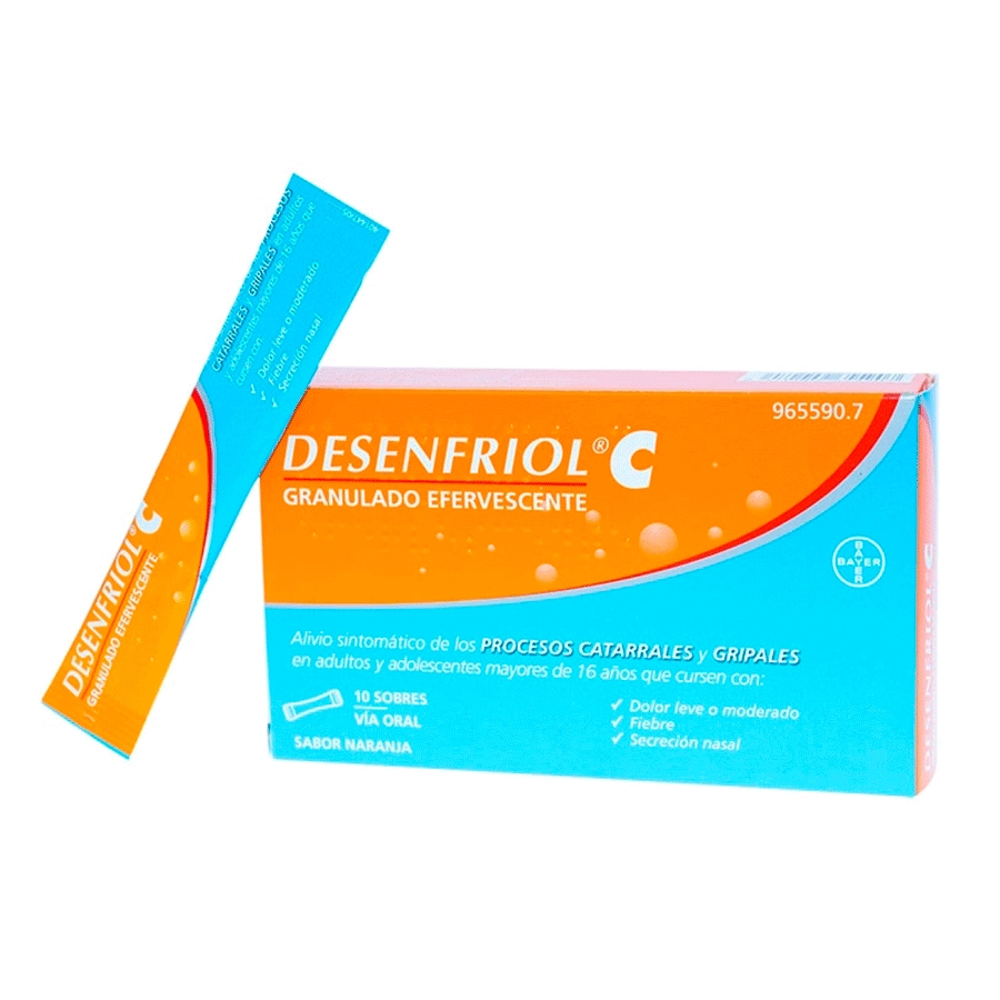 DESENFRIOL C 10 SOBRES GRANULADO EFERVESCENTE