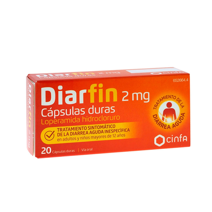 DIARFIN 2 MG 20 CAPSULAS
