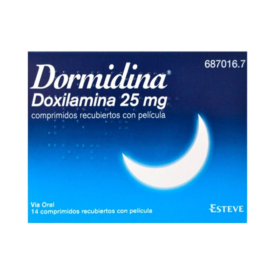 DORMIDINA 25 MG 14 COMPRIMIDOS RECUBIERTOS