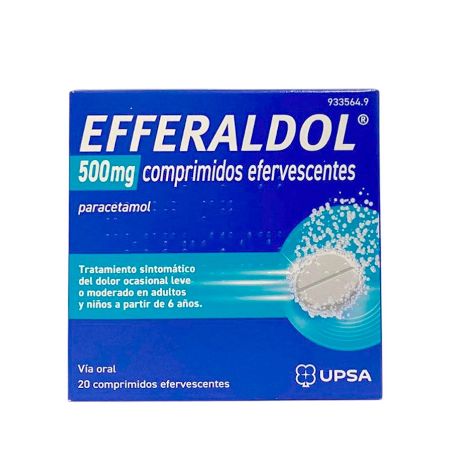 EFFERALDOL 500 MG 20 COMPRIMIDOS EFERVESCENTES